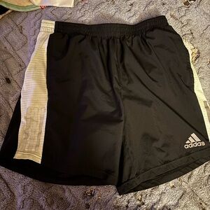 Adidas Men's Athletic Shorts in Black and White